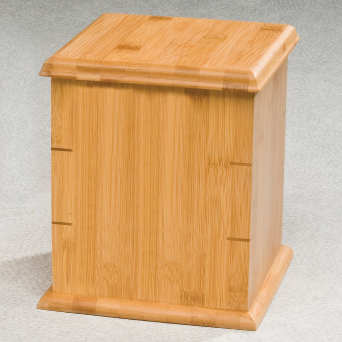 Bamboo Simplicity 195 cu in Cremation Urn-Cremation Urns-Infinity Urns-Afterlife Essentials