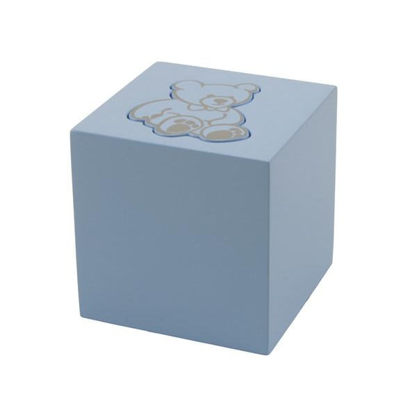 Teddy Bear Box Cremation Urn - Blue-Cremation Urns-Terrybear-Afterlife Essentials