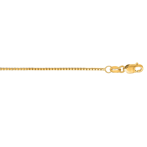 Classic Box Chain- 14K Yellow Gold-Jewelry-New Memorials-Afterlife Essentials