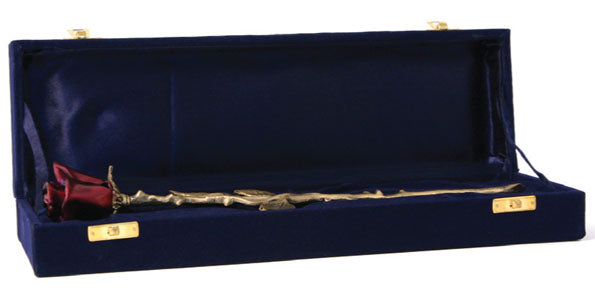 Brass Rose Keepsake with velvet box Cremation Urn-Cremation Urns-Terrybear-Afterlife Essentials