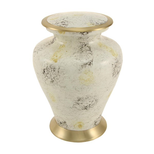 Glenwood White Marble Large/Adult Cremation Urn-Cremation Urns-Terrybear-Afterlife Essentials