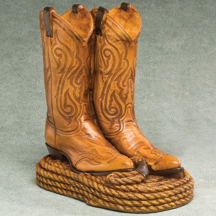 Cowboy Boots Simulated Leather 286 cu in Cremation Urn-Cremation Urns-Infinity Urns-Afterlife Essentials
