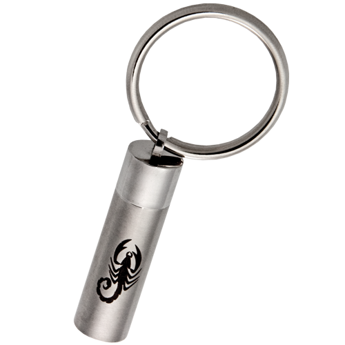 Scorpion Cylinder Cremation Keychain-Jewelry-New Memorials-Afterlife Essentials