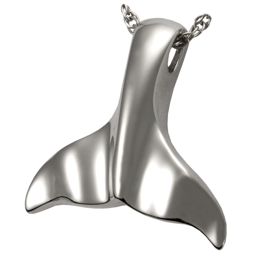 Whale Tail Pendant Cremation Jewelry-Jewelry-New Memorials-Afterlife Essentials