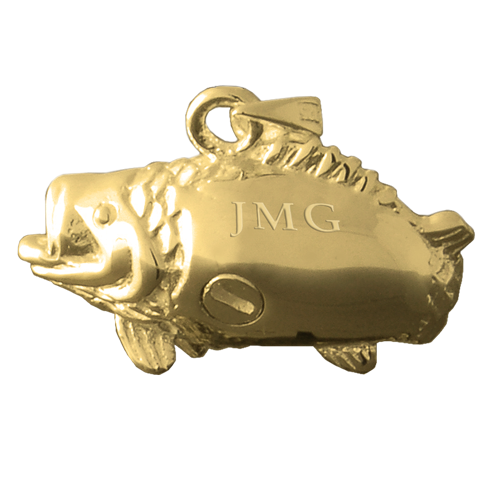 Large Mouth Bass Cremation Jewelry-Jewelry-New Memorials-Afterlife Essentials