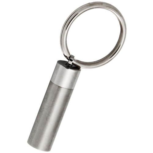 Plain Cylinder Cremation Keychain-Jewelry-New Memorials-Afterlife Essentials