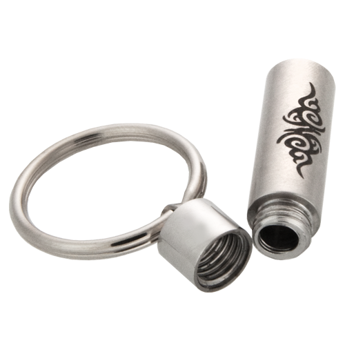 Swirl Cylinder Cremation Keychain-Jewelry-New Memorials-Afterlife Essentials