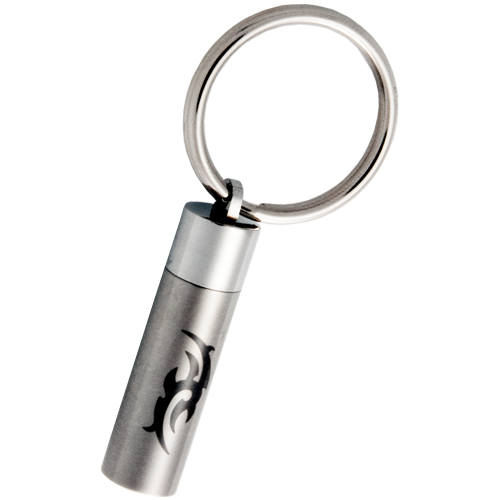 Tribal Cylinder Cremation Keychain-Jewelry-New Memorials-Afterlife Essentials
