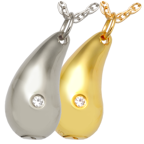 Sparkle Teardrop Cremation Jewelry-Jewelry-New Memorials-Afterlife Essentials