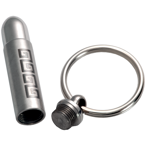 Bullet With Aztec Design Cremation Keychain-Jewelry-New Memorials-Afterlife Essentials
