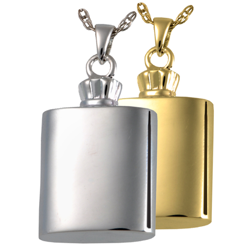 Flask Pendant Cremation Jewelry-Jewelry-New Memorials-Afterlife Essentials