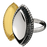 Oval Ring Urn Cremation Jewelry-Jewelry-New Memorials-14K Gold Plating (14K Over Sterling Silver)-5-Afterlife Essentials