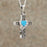 Heart Stone Cross Pendant Cremation Jewelry-Jewelry-Infinity Urns-Afterlife Essentials