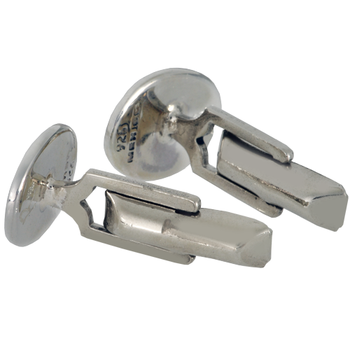 Sterling Silver Cuff Links - Noseprints Pet Print Jewelry-Jewelry-New Memorials-Afterlife Essentials
