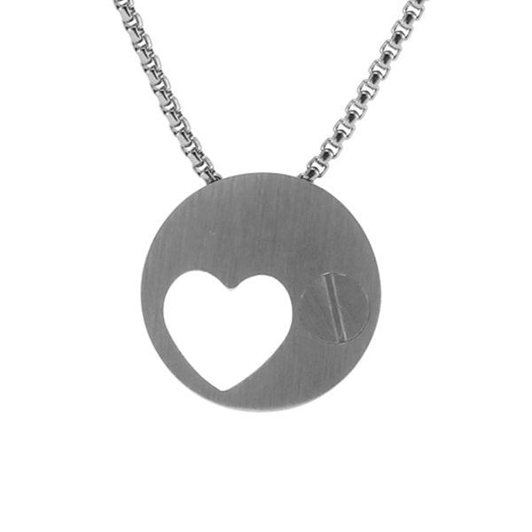 Eternity Heart Pendant-Jewelry-Terrybear-Pewter-Afterlife Essentials
