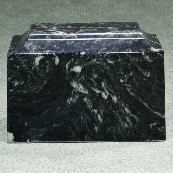 Majesty Ebony Simulated Marble Adult 210 cu in Cremation Urn-Cremation Urns-Infinity Urns-Afterlife Essentials