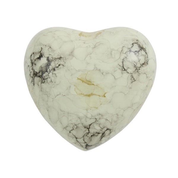 Glenwood White Marble Heart Keepsake with velvet box Cremation Urn-Cremation Urns-Terrybear-Afterlife Essentials
