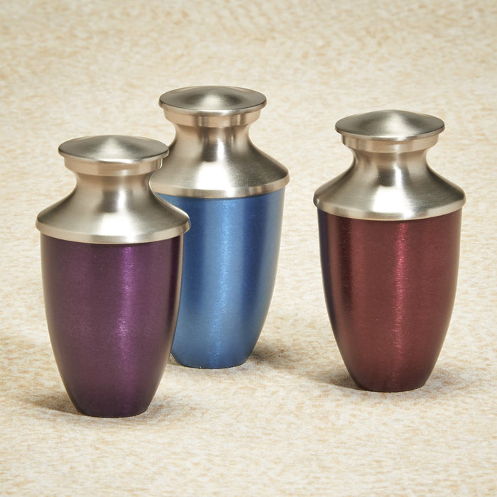 Fall Meadows Series Royal Orchid Brass 5 cu in Cremation-Cremation Urns-Infinity Urns-Afterlife Essentials