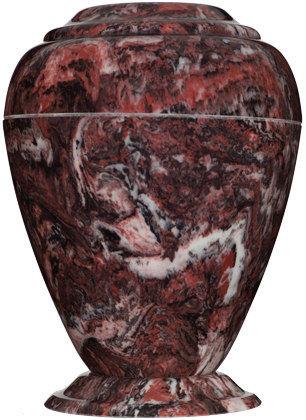 Georgian Cultured Marble Adult 235 cu in Cremation Urn-Cremation Urns-Bogati-Fire Rock-Afterlife Essentials