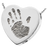 Heart Handprint Pendant Cremation Jewelry-Jewelry-New Memorials-925 Sterling Silver-Chamber (for ashes)-Afterlife Essentials