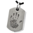 Dog Tag Handprint Cremation Jewelry-Jewelry-New Memorials-Afterlife Essentials