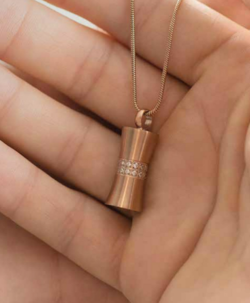 Hourglass Necklace Cremation Jewelry-Jewelry-Terrybear-Afterlife Essentials