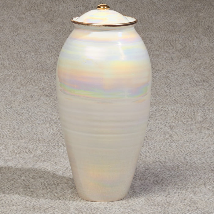 Inspiration Opal Finish Ceramic 210 cu in Cremation Urn-Cremation Urns-Infinity Urns-Afterlife Essentials