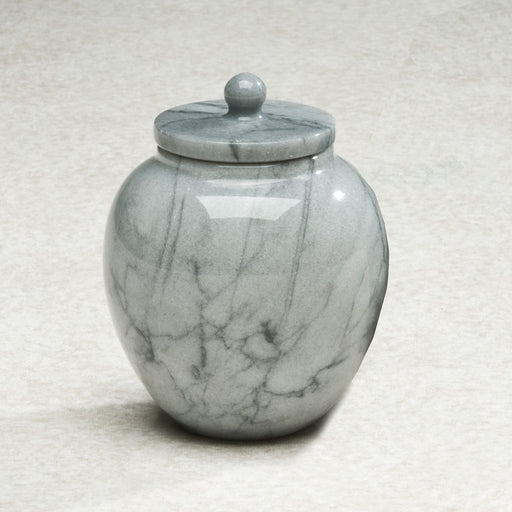 Legacy Grey Marble Mini 6 cu in Cremation Urn Keepsake-Cremation Urns-Infinity Urns-Afterlife Essentials