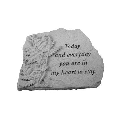 Today and everyday… w/fern Memorial Gift-Memorial Stone-Kay Berry-Afterlife Essentials