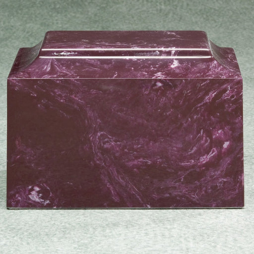 Majesty Merlot Simulated Marble Adult 210 cu in Cremation Urn-Cremation Urns-Infinity Urns-Afterlife Essentials