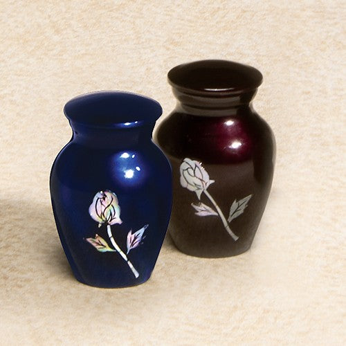 Luminescent Series Red Rose 2.8 cu in Cremation Urn-Cremation Urns-Infinity Urns-Afterlife Essentials