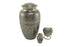 Classic Engraved Silver Oak Individual Keepsake with velvet bag Cremation Urn-Cremation Urns-Terrybear-Afterlife Essentials