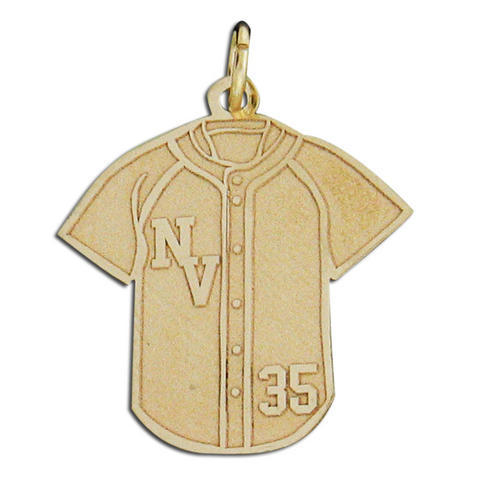 Baseball Jersey Pendant w/ Name & Number Jewelry-Jewelry-Photograve-Afterlife Essentials