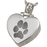 Heart Filigree Bail Actual Pawprint Pet Pendant Cremation Jewelry-Jewelry-New Memorials-Afterlife Essentials