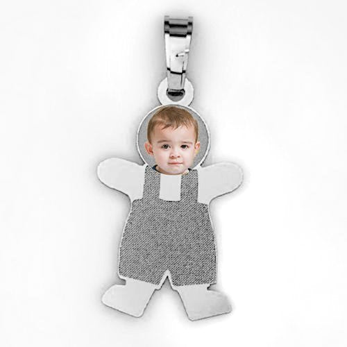 MyKids™ Boy with Photo Pendant and Charm Jewelry-Jewelry-Photograve-Afterlife Essentials