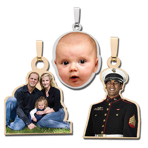 Photo Outline Pendant or Charm Jewelry-Jewelry-Photograve-Afterlife Essentials