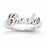 Personalized Woman's Script Name Ring Jewelry-Jewelry-Photograve-Afterlife Essentials