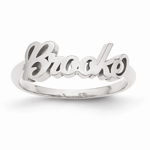 Personalized Woman's Script Name Ring Jewelry-Jewelry-Photograve-Afterlife Essentials