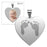 Custom Footprint Heart Charm or Pendant with Reverse Photo Option Jewelry-Jewelry-Photograve-Afterlife Essentials