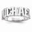 Personalized Women's Block Name Ring Jewelry-Jewelry-Photograve-Afterlife Essentials