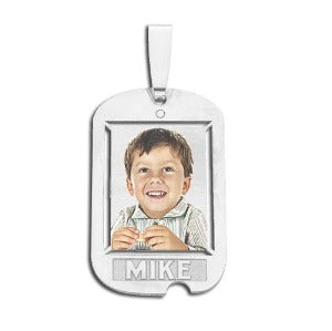 Dog Tag w/ 1 Name Etched Jewelry-Jewelry-Photograve-Afterlife Essentials