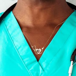 Stethoscope Heart Photo Pendant for Doctors or Nurses Jewelry-Jewelry-Photograve-Afterlife Essentials