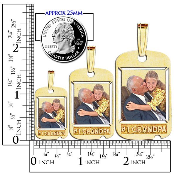 Etched #1 Grandpa Pendant Jewelry-Jewelry-Photograve-Afterlife Essentials