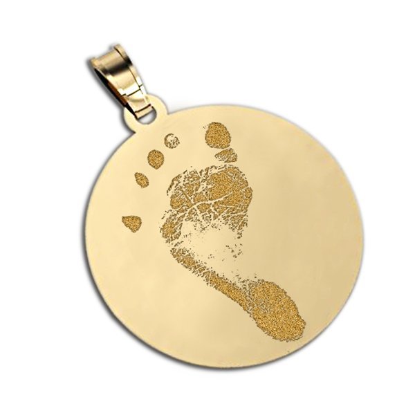 Round Custom Print Medal Jewelry-Jewelry-Photograve-Afterlife Essentials