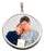 Large Round w/ Bezel Frame and Protective Crystal Photo Pendant Jewelry-Jewelry-Photograve-Afterlife Essentials