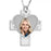 Cross with Cut-Out Heart Photo Pendant Charm Jewelry-Jewelry-Photograve-Afterlife Essentials