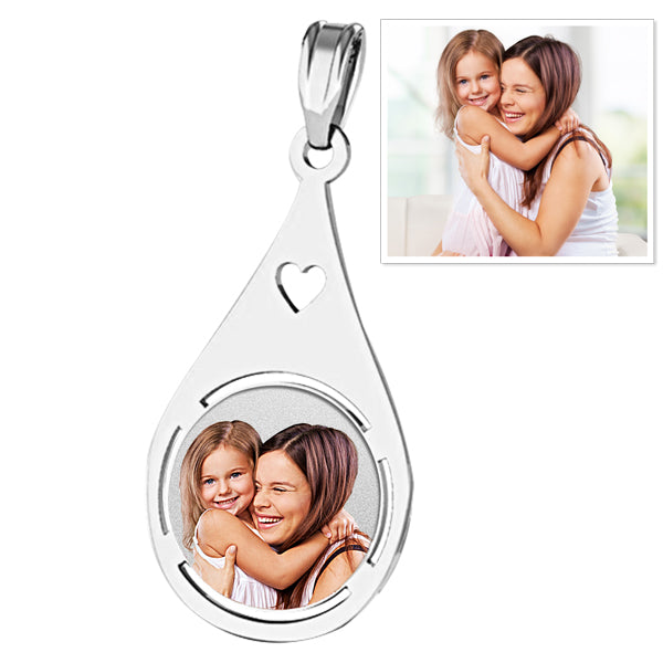 Tear Drop w/ Heart Cut Out Jewelry-Jewelry-Photograve-Afterlife Essentials