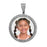 Photo Engraved Large Cubic Zirconia Pendant Jewelry-Jewelry-Photograve-Afterlife Essentials