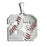 Color Enameled Baseball Number Pendant with 2 Digits Jewelry-Jewelry-Photograve-Afterlife Essentials