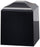 Cultured Marble Cube Small 40 cu in Cremation Urn-Cremation Urns-Bogati-Solid Black-Afterlife Essentials